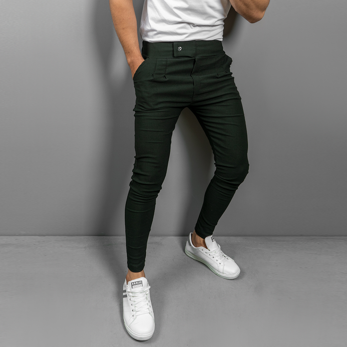 شلوار اسلش مردانه ARIF (سبز یشمی)