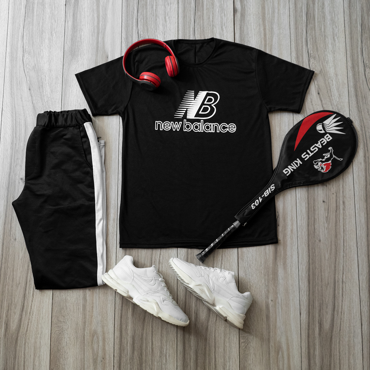 ست تیشرت شلوار مردانه New Balance مدل Malaga