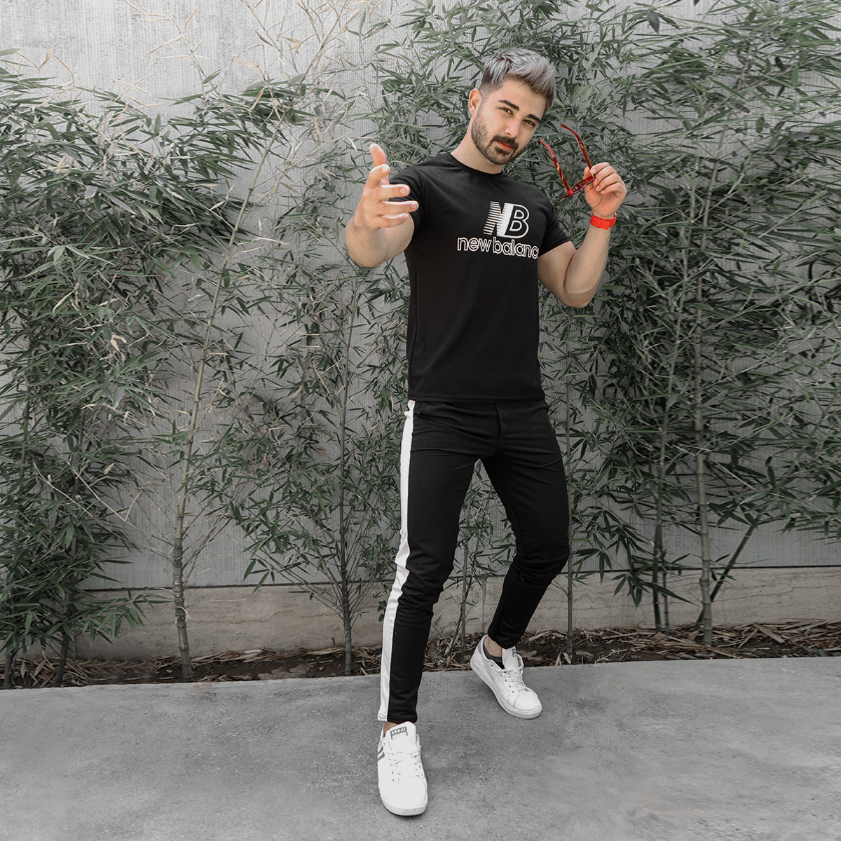 ست تیشرت شلوار مردانه New Balance مدل Malaga
