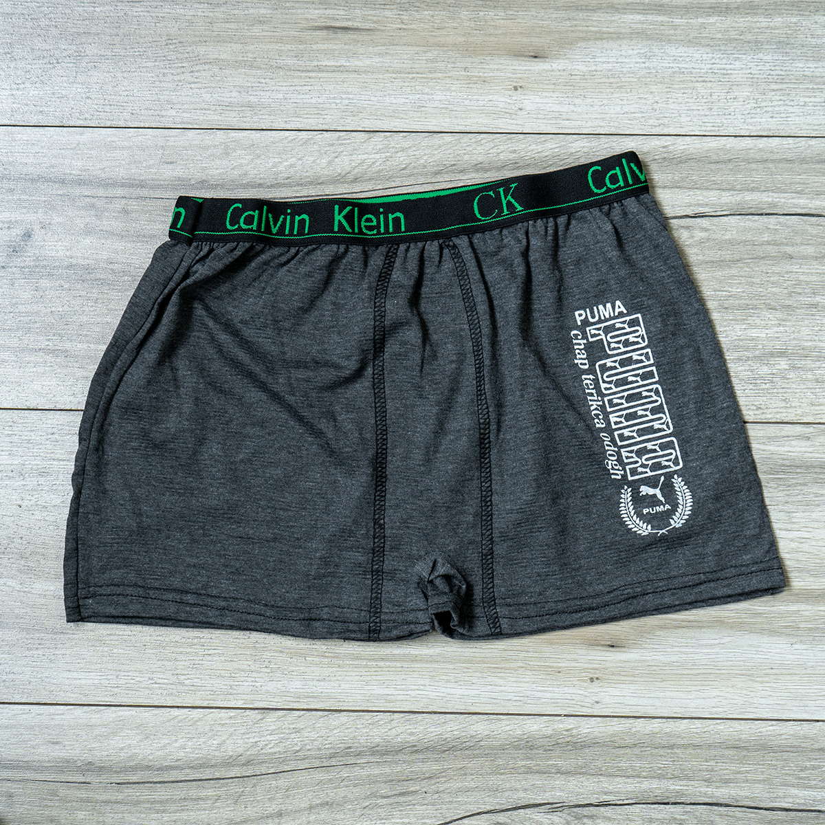 شورت نیم پا مردانه ذغالی مدل DIM