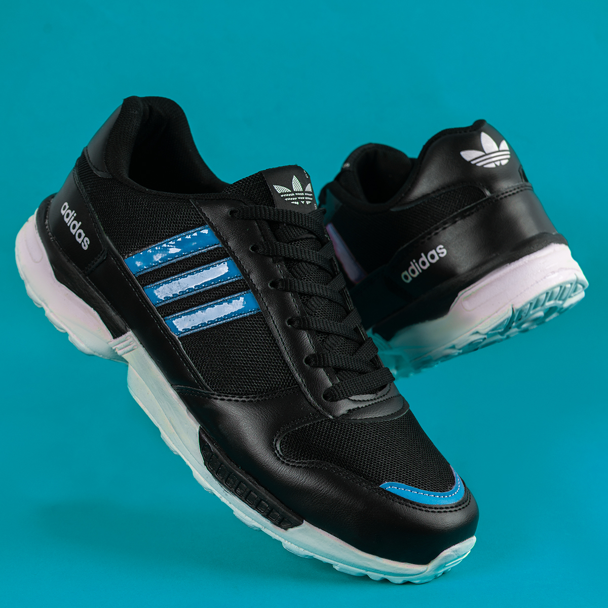 کفش ورزشی مشکی آبی مردانه مدل Farkhan