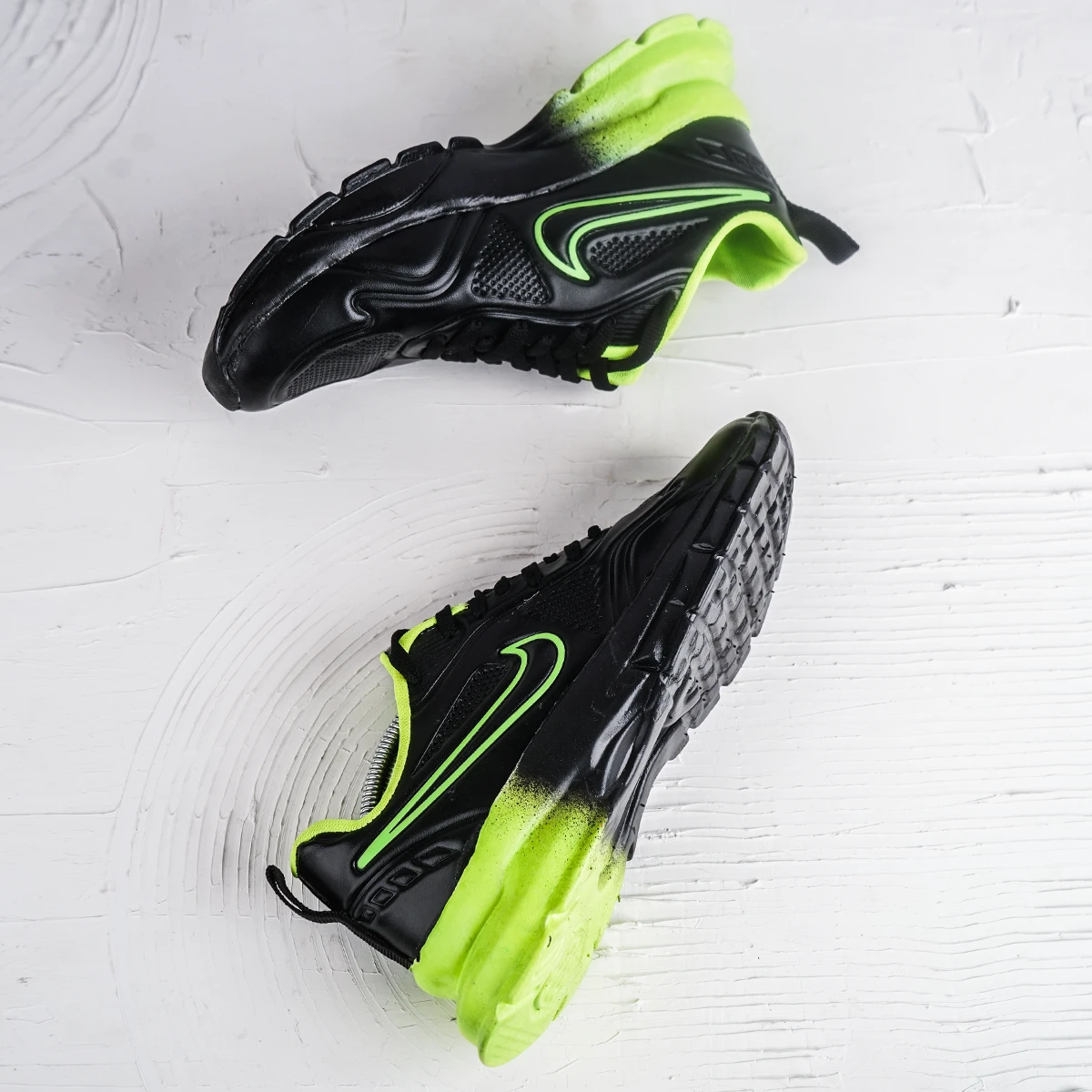 کفش ورزشی مردانه مشکی سبز مدل Arona